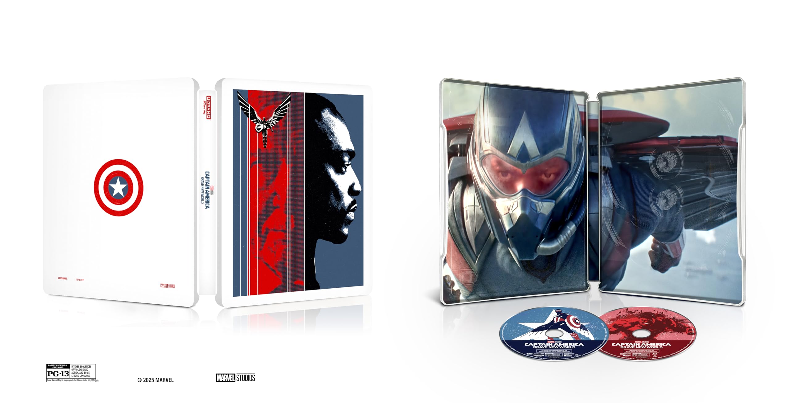 Foto 2 pulgar | Película Capitán América: Un Mundo Feliz 4k Uhd Blu-ray Disney - Venta Internacional.