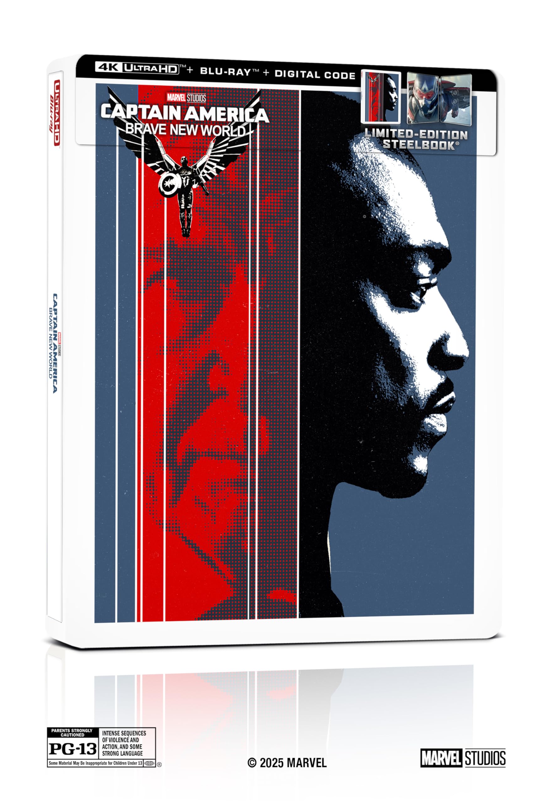 Foto 3 pulgar | Película Capitán América: Un Mundo Feliz 4k Uhd Blu-ray Disney - Venta Internacional.