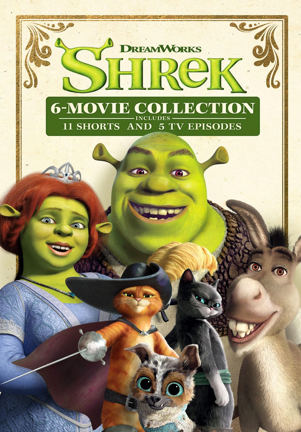 Foto 2 pulgar | Colección De Dvd Universal Shrek 6-movie - Venta Internacional.