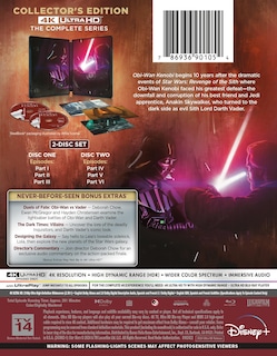 Foto 2 | Blu-ray Disney Obi-wan Kenobi Temporada 01 - Venta Internacional.