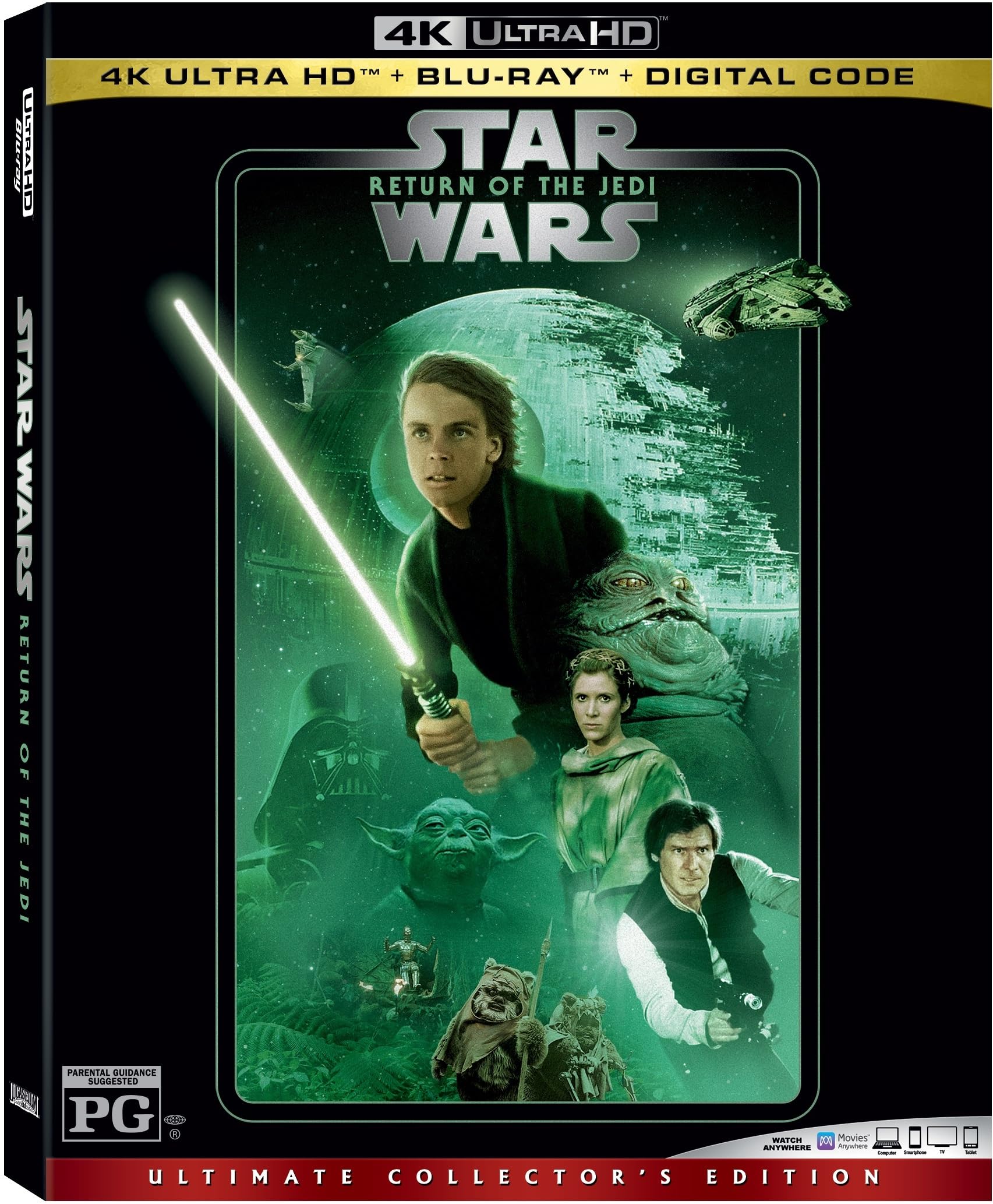 Foto 2 pulgar | Blu-ray Star Wars: Episodio Vi - El Regreso Del Jedi - Venta Internacional.