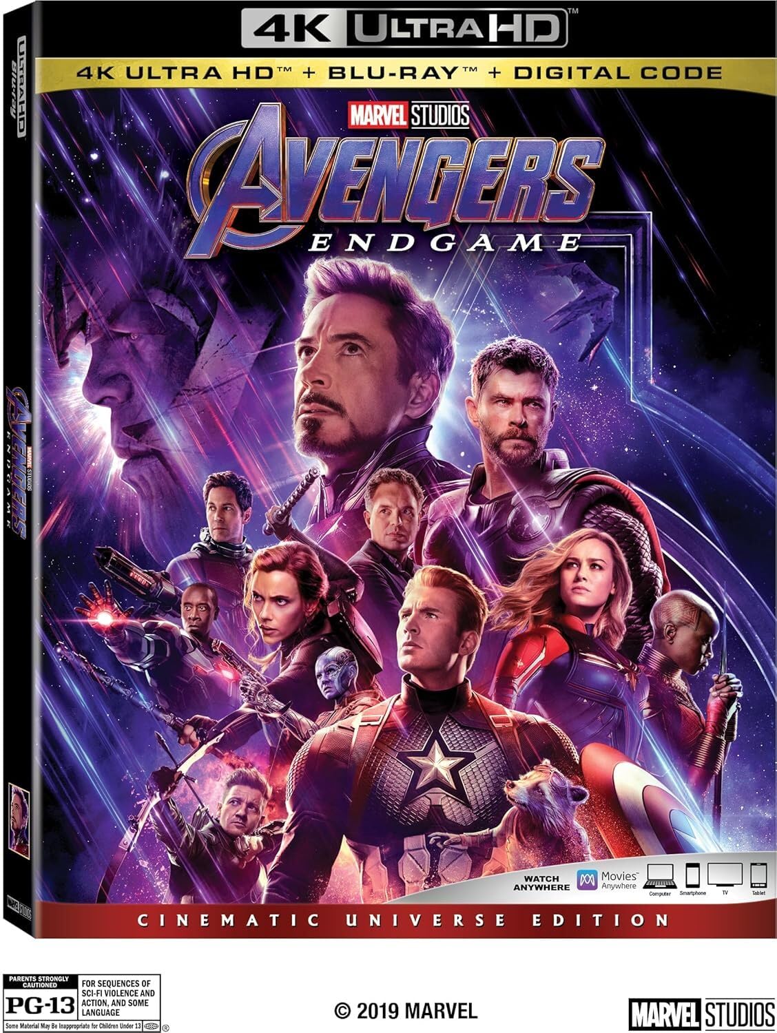 Foto 2 pulgar | Blu-ray 4k Uhd Avengers: Endgame [disney] - Venta Internacional.
