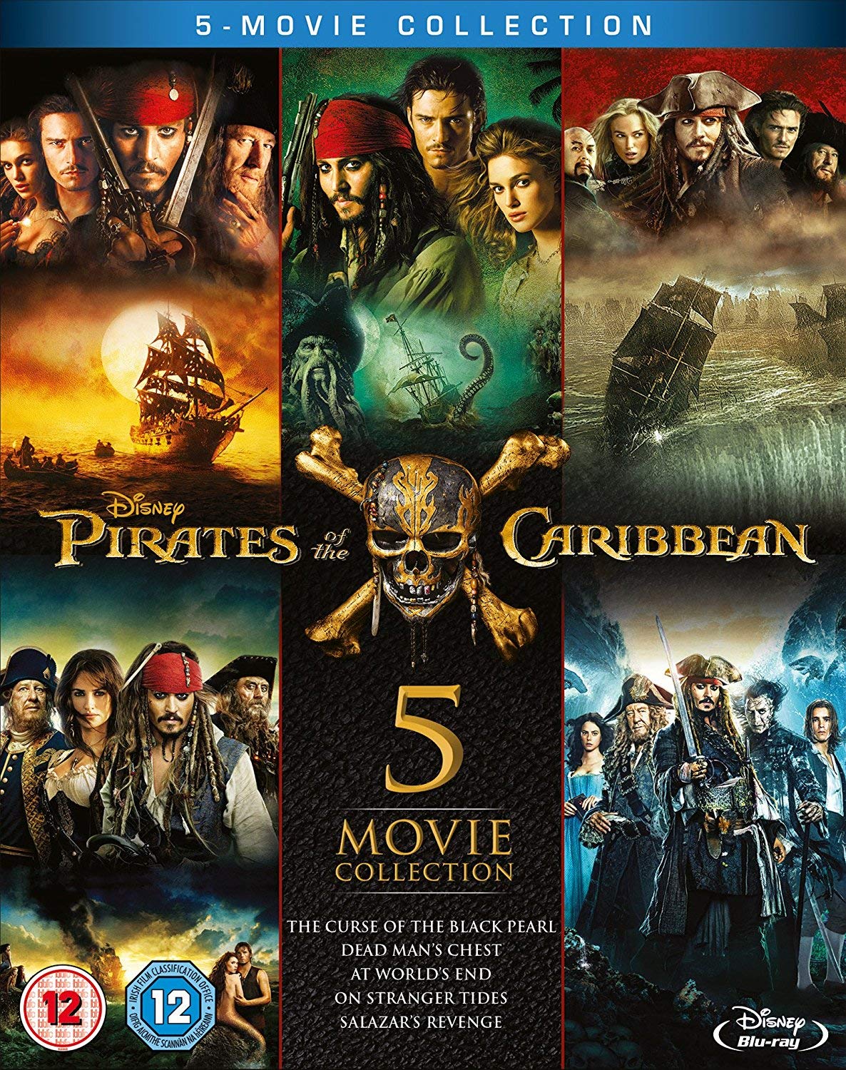 Foto 2 pulgar | Colección Blu-ray Piratas Del Caribe 1-5 [2017] - Venta Internacional.