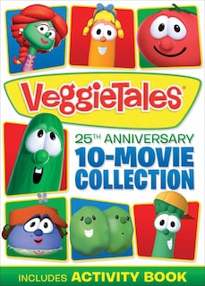 Foto 1 | Dvd Colección De 10 Películas Del 25 Aniversario De Veggietales - Venta Internacional.