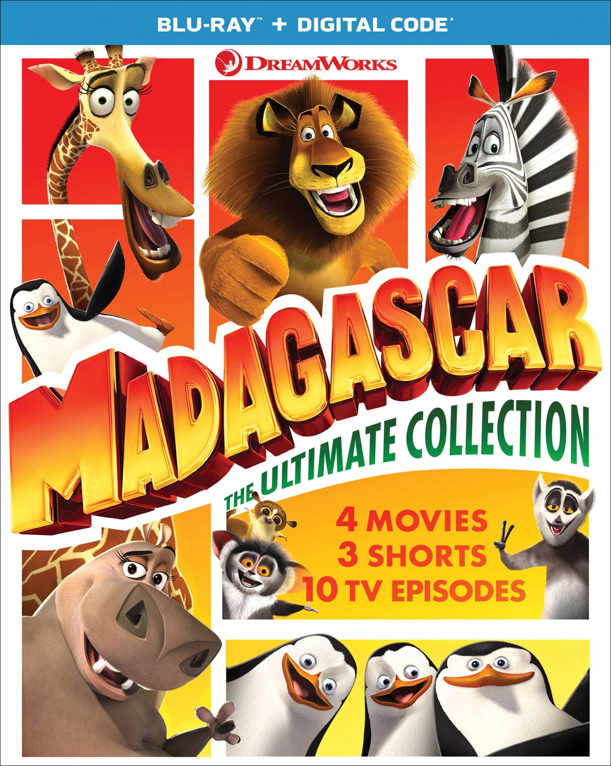 Foto 2 pulgar | Blu-ray Madagascar: La Colección Definitiva - Venta Internacional.