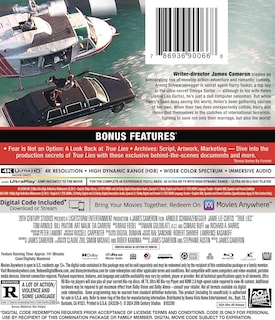 Foto 2 | Blu-ray Mentiras Verdaderas Disney Arnold Schwarzenegger Jamie Lee Cur - Venta Internacional.