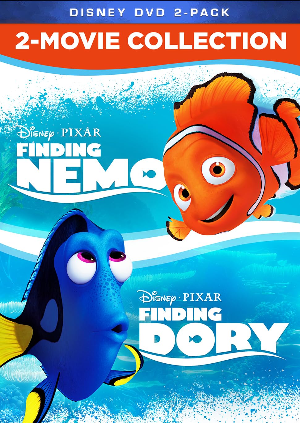 Foto 1 | Dvd Colección De Películas De Disney Buscando A Nemo/buscando A Dory 2 - Venta Internacional.