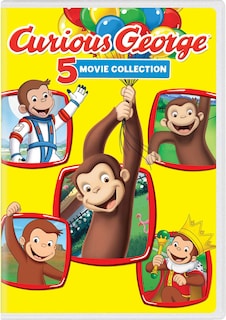 Foto 1 | Dvd Colección De 5 Películas De Curious George - Venta Internacional.