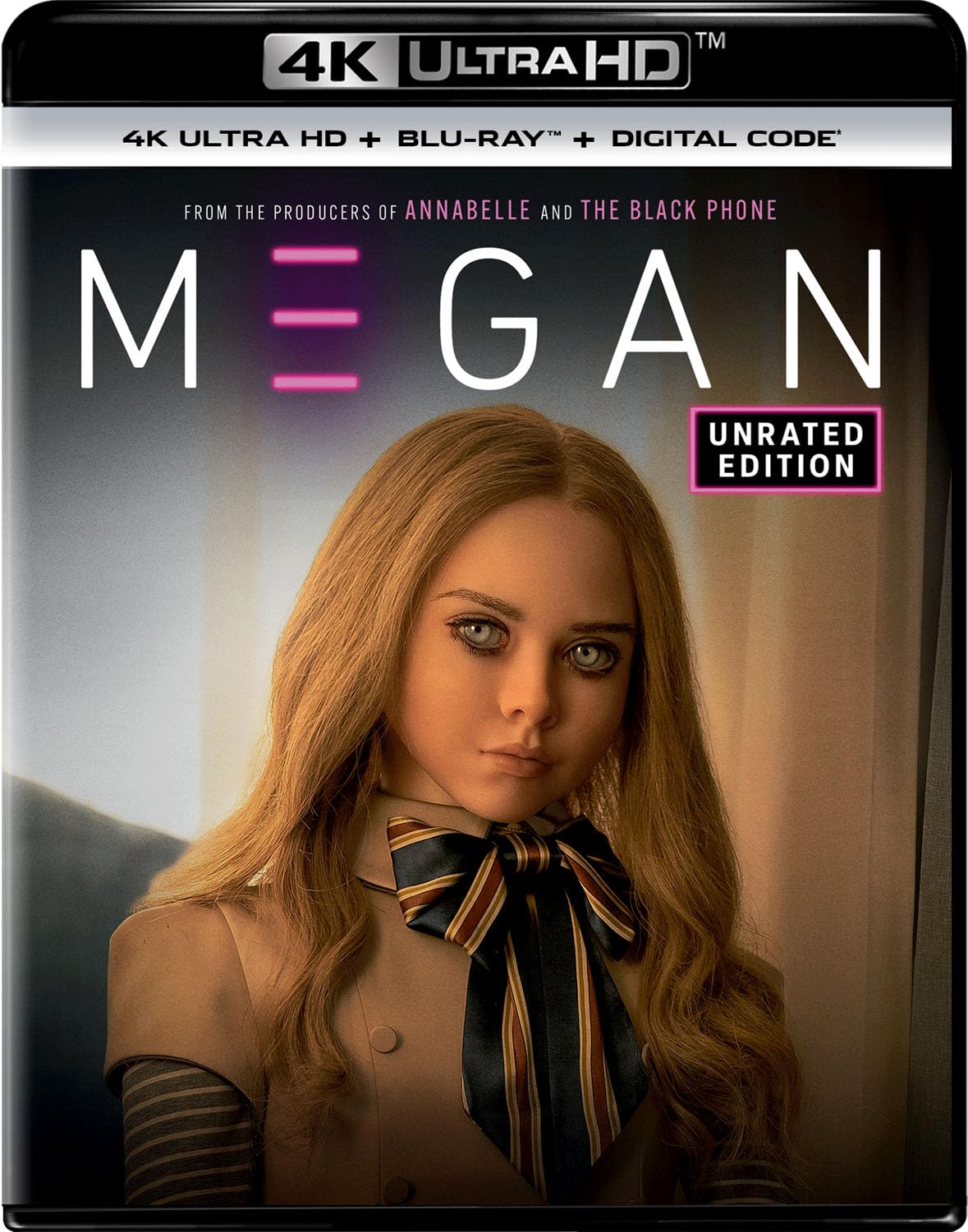 Foto 2 pulgar | Película M3gan Edición Sin Clasificar 4k Uhd Blu-ray + Digital Universal - Venta Internacional.