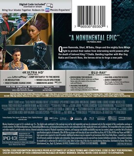 Foto 2 | Blu-ray Disney Black Panther: Wakanda Para Siempre - Venta Internacional.