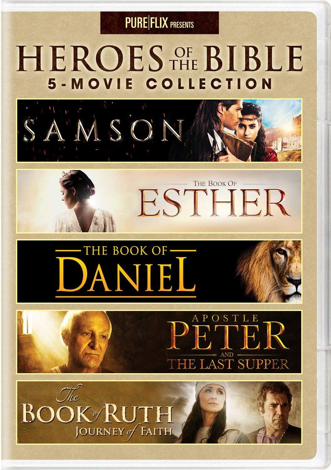 Foto 2 pulgar | Colección De 5 Películas De Los Héroes De La Biblia En Dvd Universal - Venta Internacional.