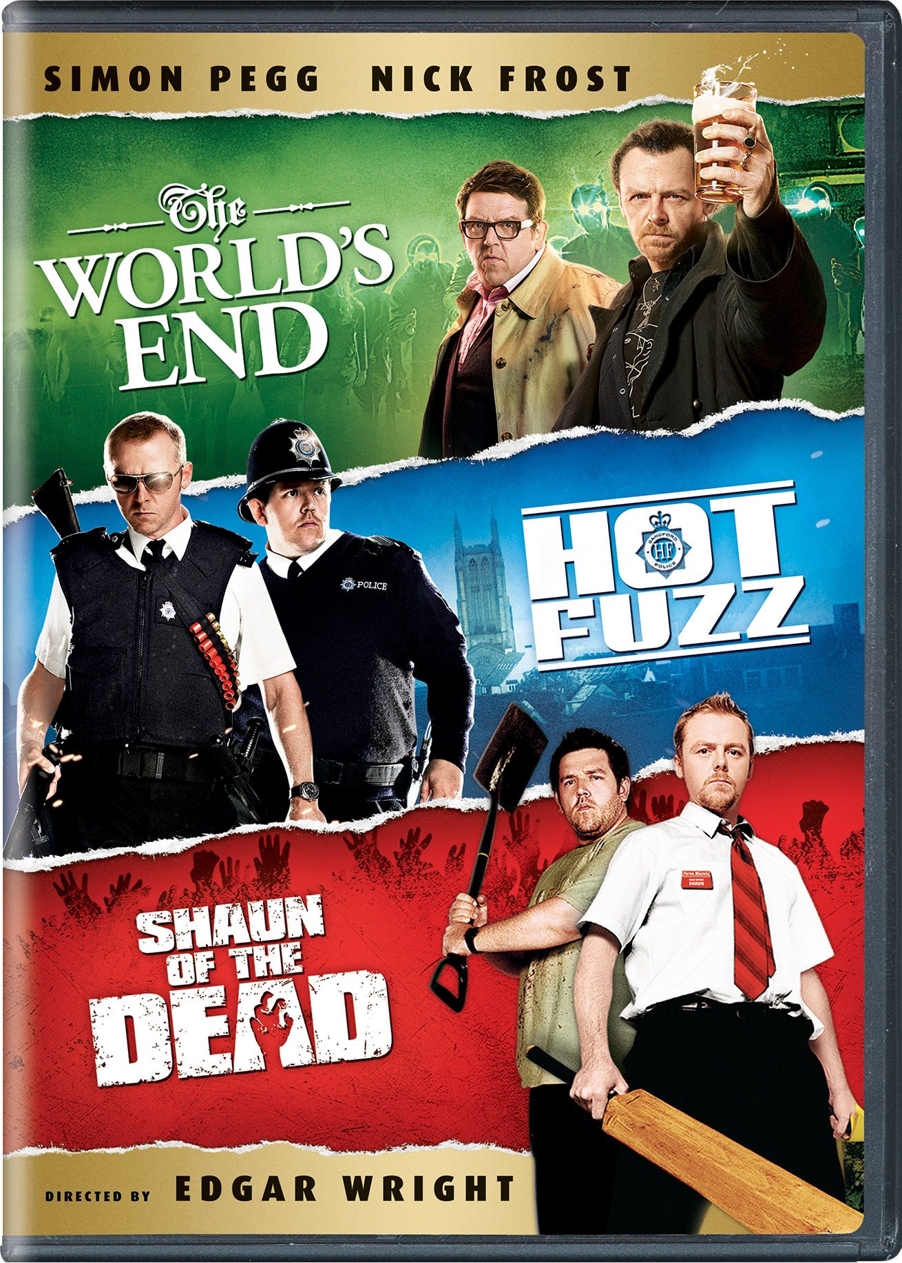 Foto 1 | Dvd Universal El Fin Del Mundo/hot Fuzz/shaun De Los Muertos - Venta Internacional.