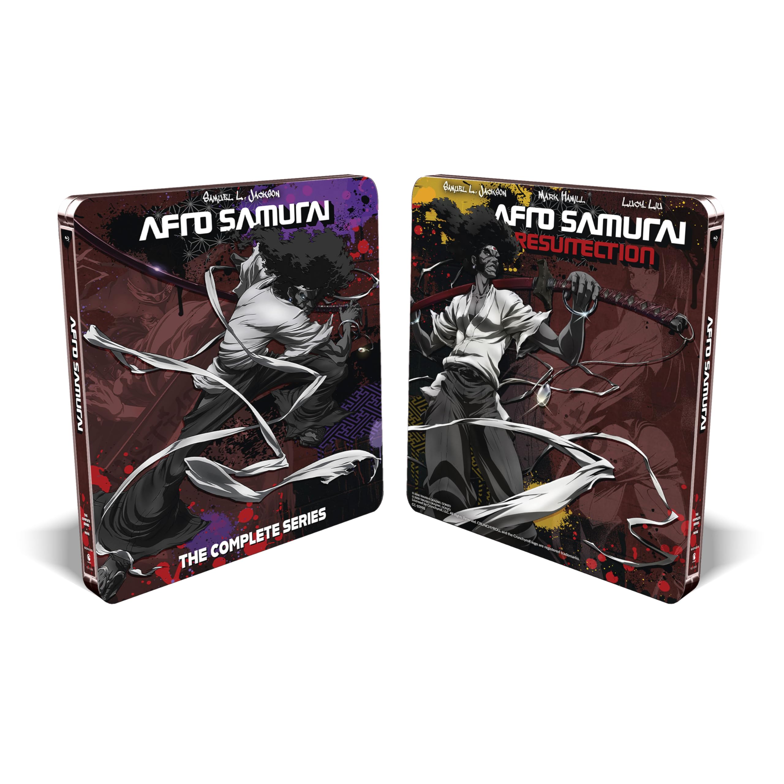 Foto 2 pulgar | Blu-ray Afro Samurai La Serie Completa + Película Steelbook - Venta Internacional.