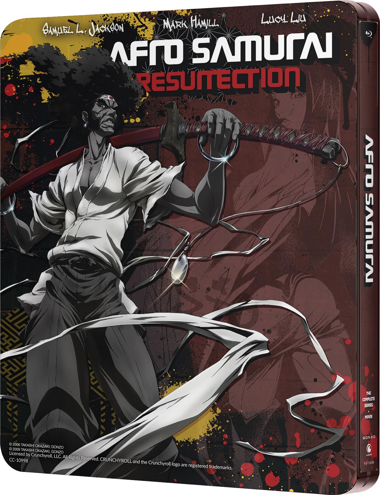 Foto 3 pulgar | Blu-ray Afro Samurai La Serie Completa + Película Steelbook - Venta Internacional.