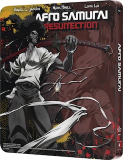 Foto 2 | Blu-ray Afro Samurai La Serie Completa + Película Steelbook - Venta Internacional.