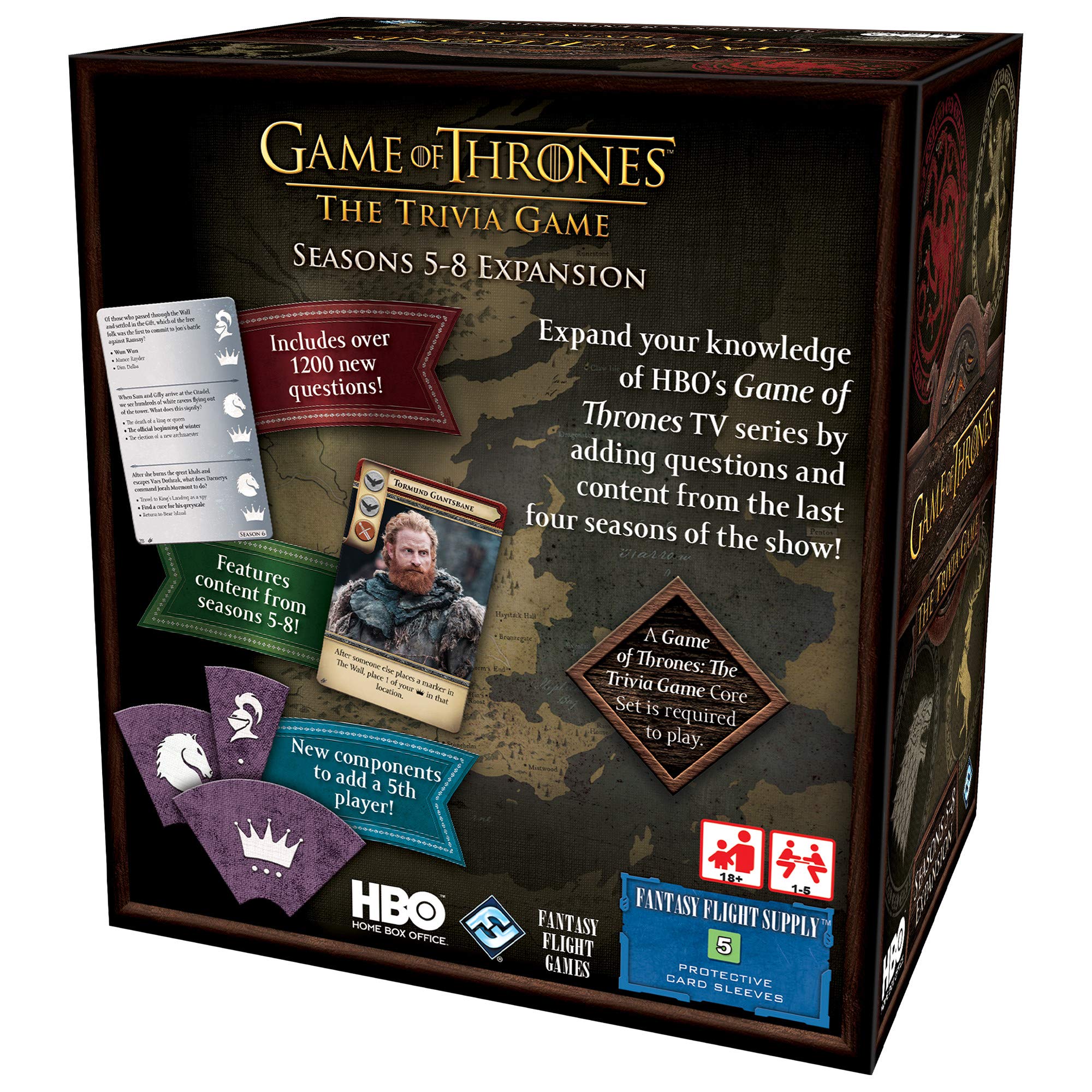 Foto 3 pulgar | Expansión Del Juego De Trivia Game Of Thrones, Temporada 5-8 - Venta Internacional.