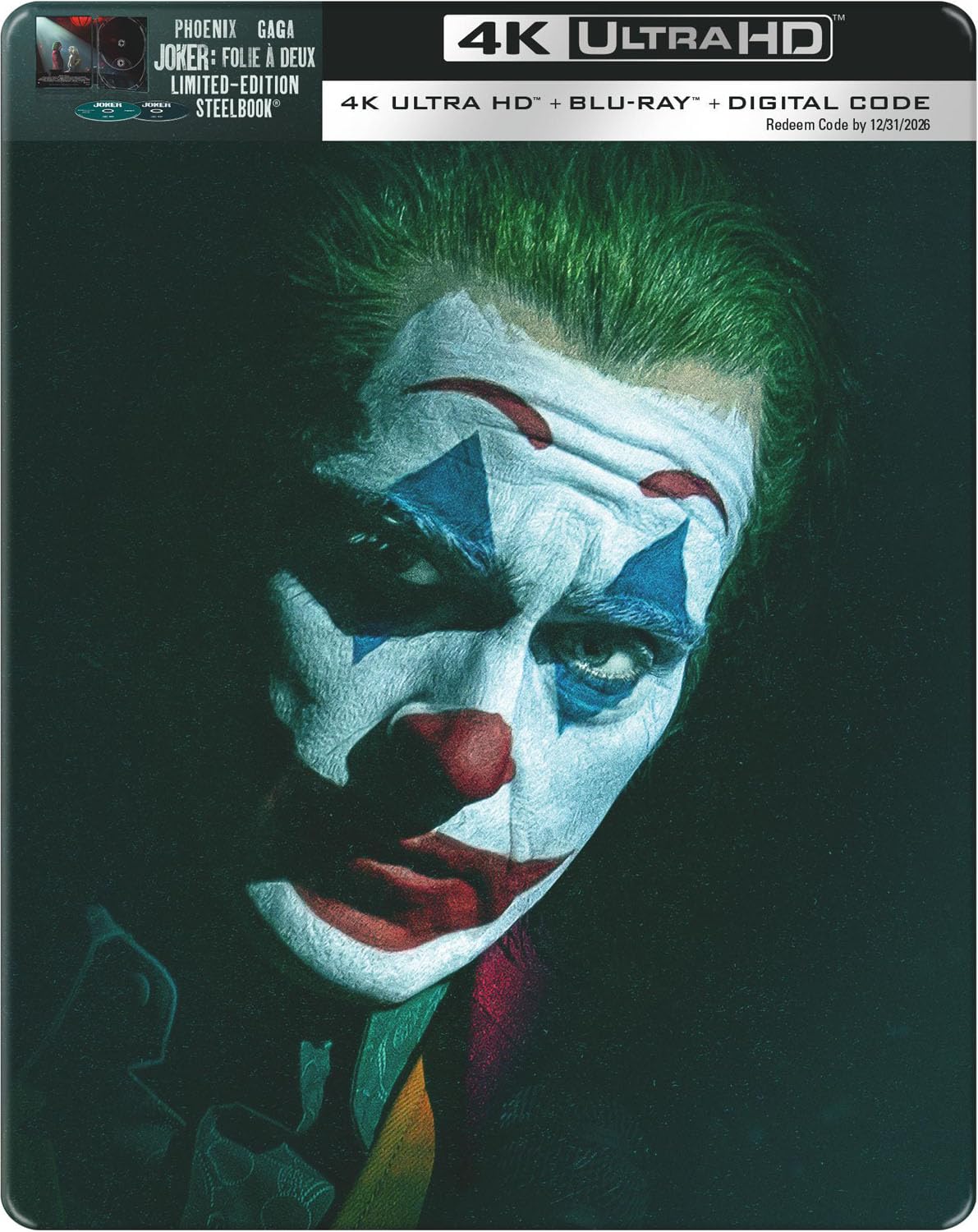Foto 2 pulgar | Película Joker Folie À Deux 4k Ultra Hd Edición Limitada Steelbook - Venta Internacional.