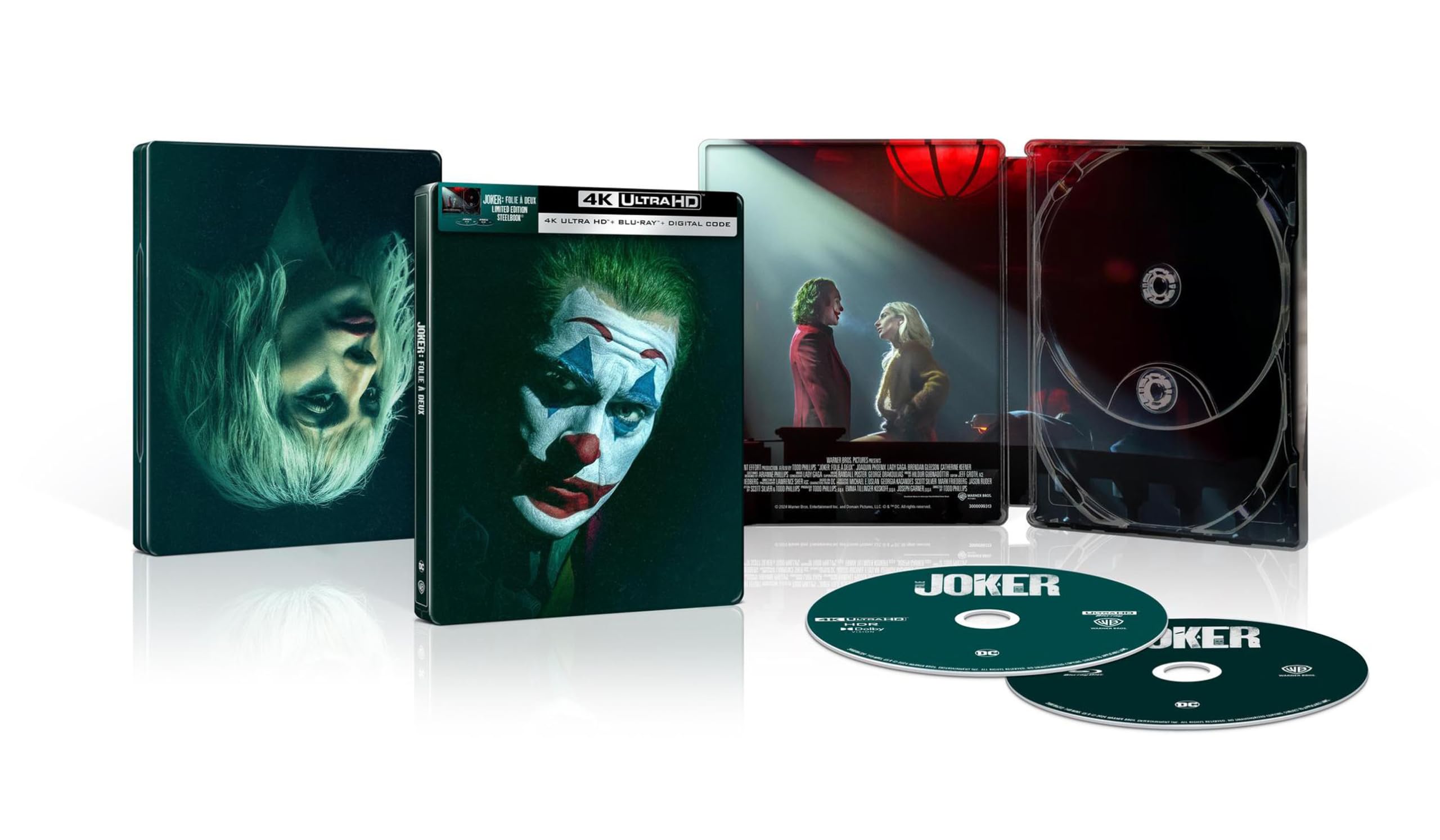 Foto 2 | Película Joker Folie À Deux 4k Ultra Hd Edición Limitada Steelbook - Venta Internacional.