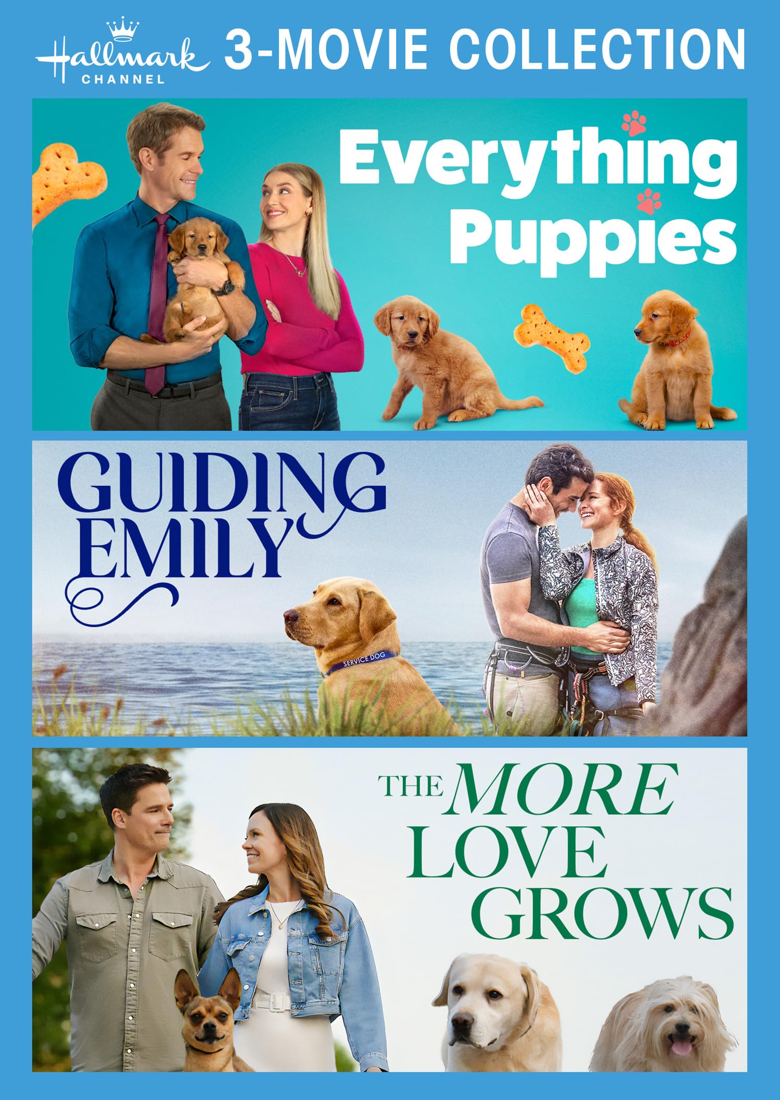 Foto 2 pulgar | Colección De 3 Películas De Dvd Hallmark Everything Puppies /guiding Emily/the More Love Grows - Venta Internacional.