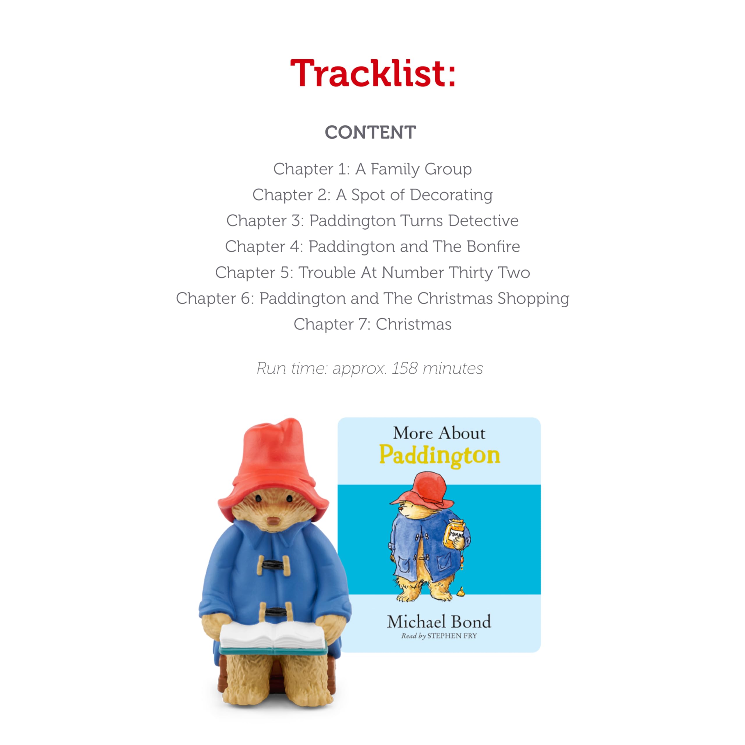 Foto 5 pulgar | Audio Toy Figuine Tonies Más Sobre Paddington - Venta Internacional.