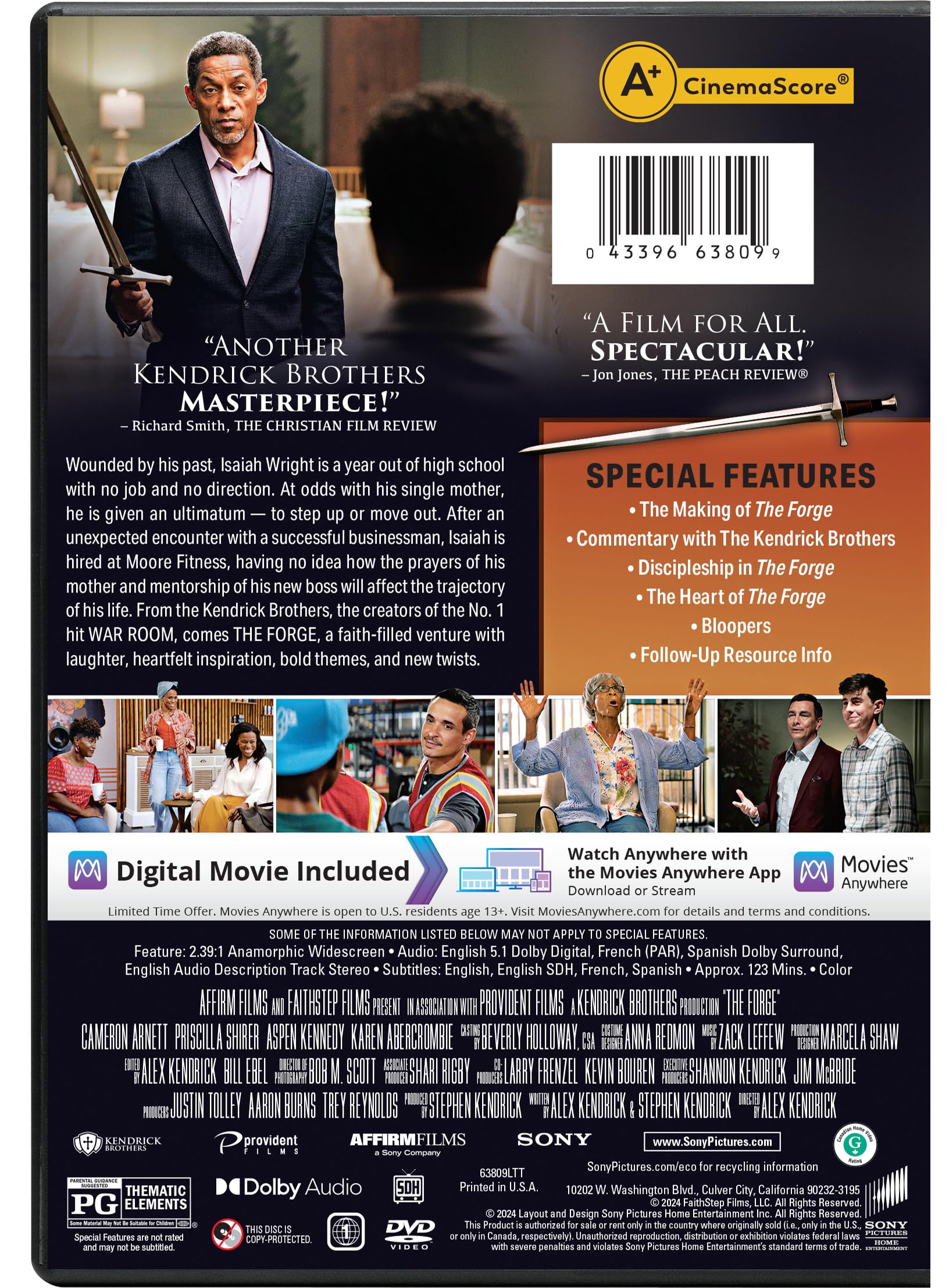 Foto 3 pulgar | Dvd Forge, The - Sony Pictures - Venta Internacional.