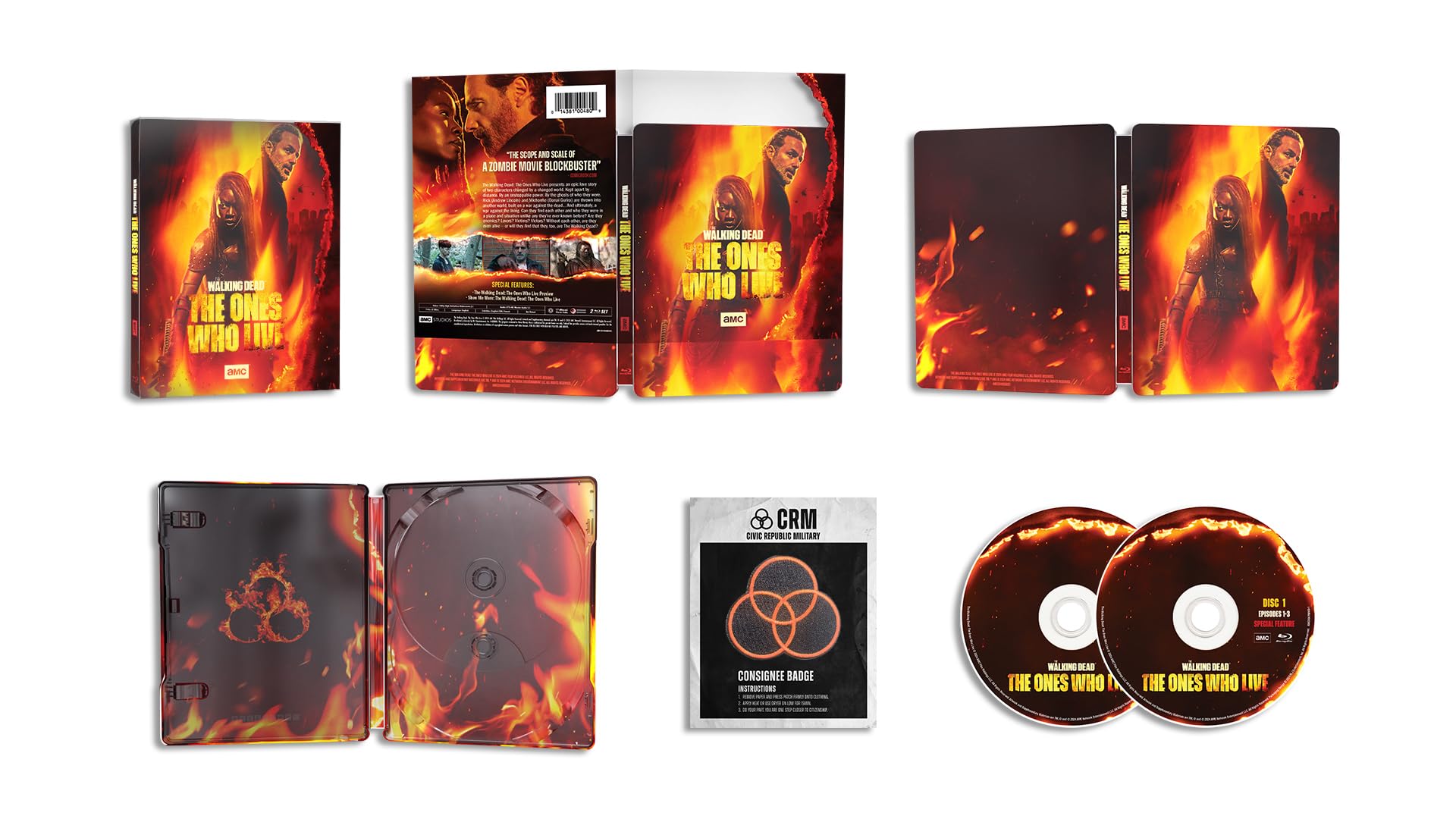Foto 2 pulgar | Blu-ray The Walking Dead: Los Que Viven Temporada 1 Steel Book - Venta Internacional.