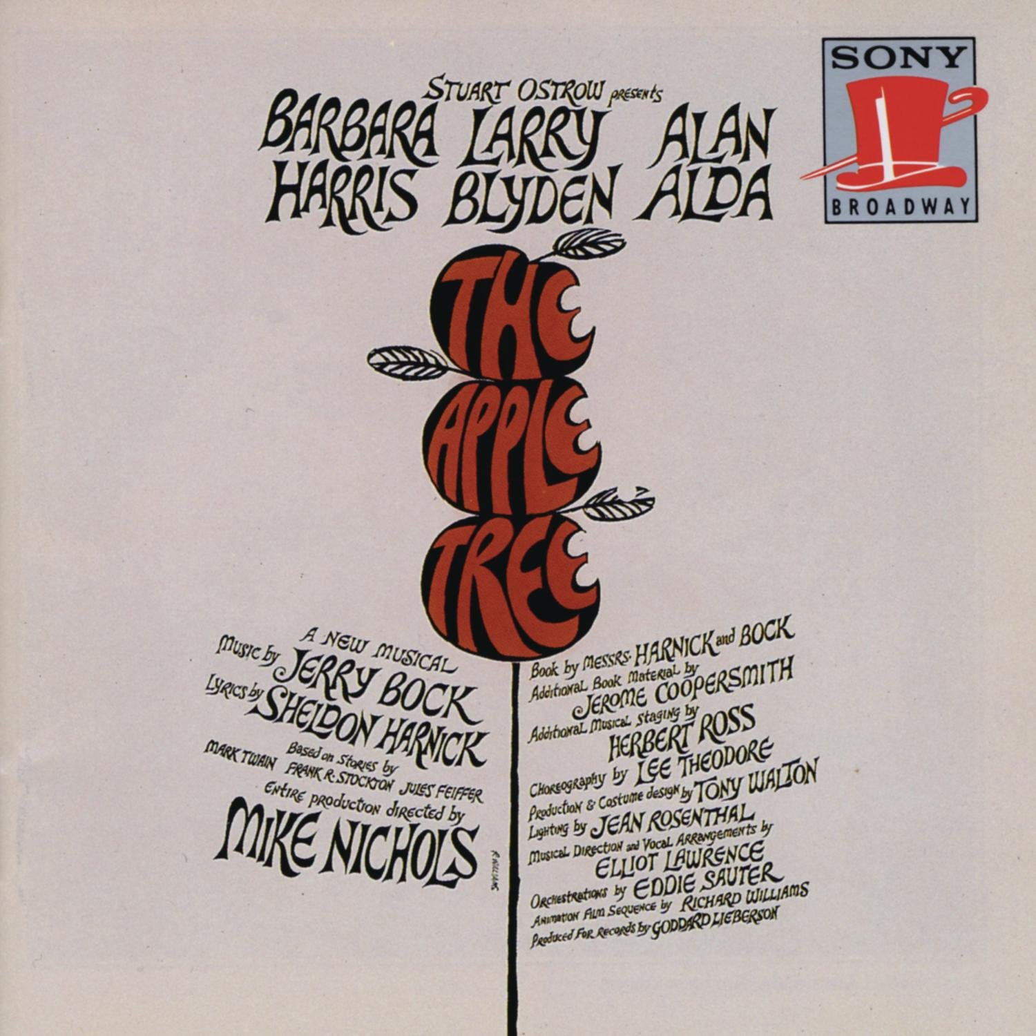 Cd Sony The Apple Tree (reparto Original De Broadway De 1966) - Venta Internacional.