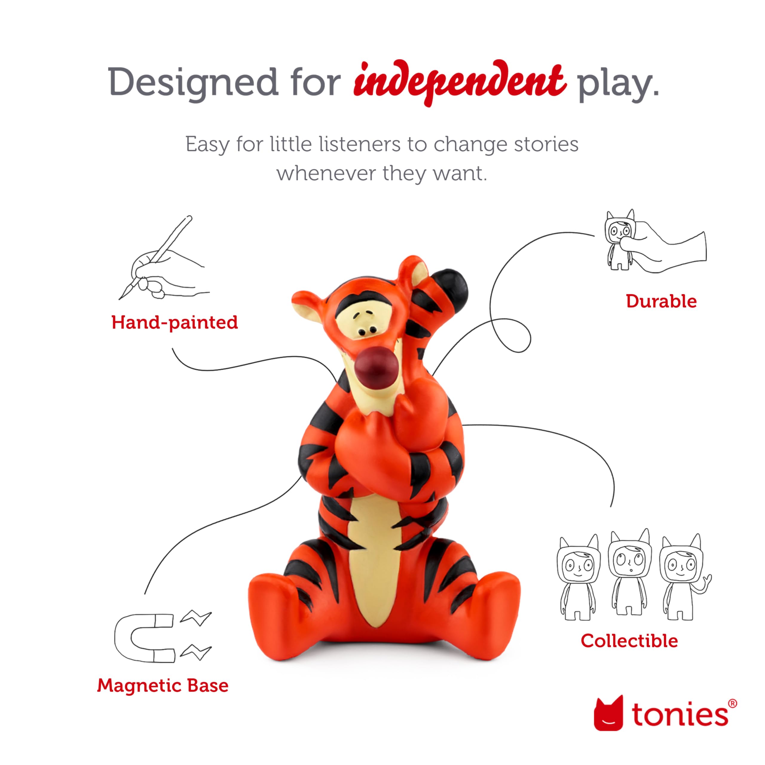 Foto 4 pulgar | Tonies Tigger, Personaje De Reproducción De Audio De La Película Tigger De Disney - Venta Internacional.