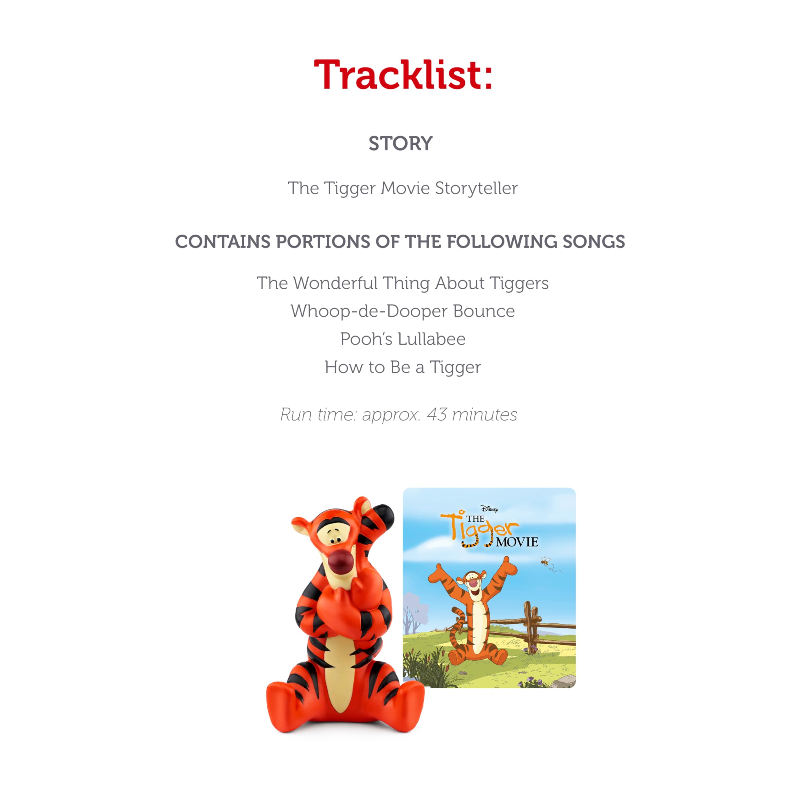 Foto 4 | Tonies Tigger, Personaje De Reproducción De Audio De La Película Tigger De Disney - Venta Internacional.