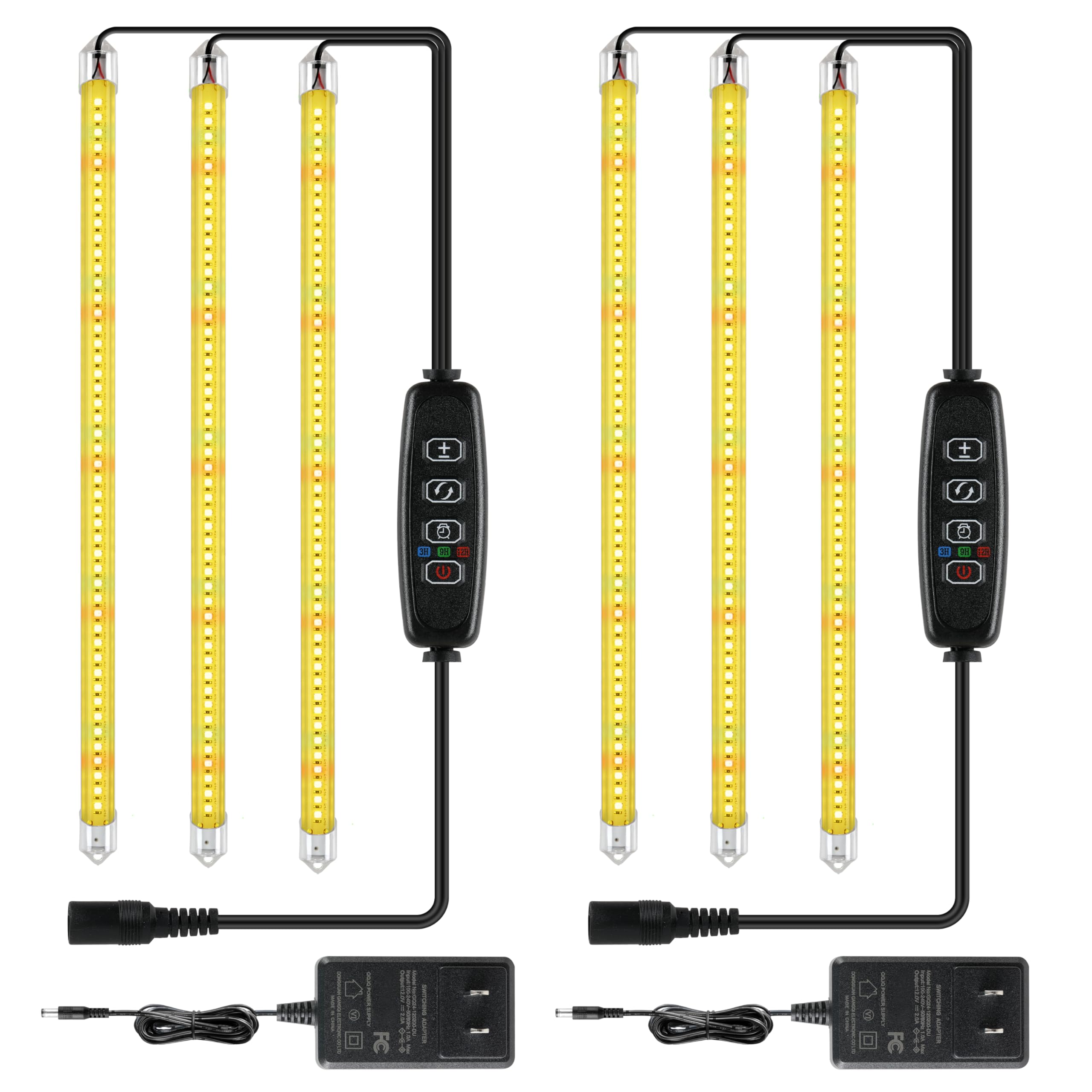 Tiras De Luz Led Para Cultivo De Plantas Ipower, 40 W, Espectro Completo, 3 Tubos - Venta Internacional.