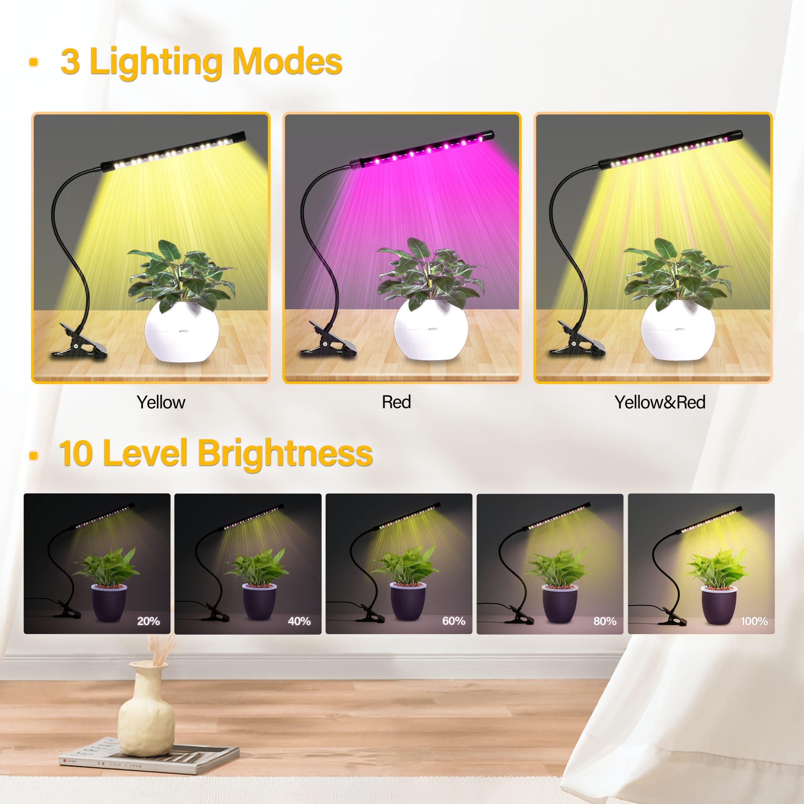 Foto 4 pulgar | Luz Led De Cultivo Ipower 21 De Espectro Completo Para Plantas De Interior, 2 P - Venta Internacional.