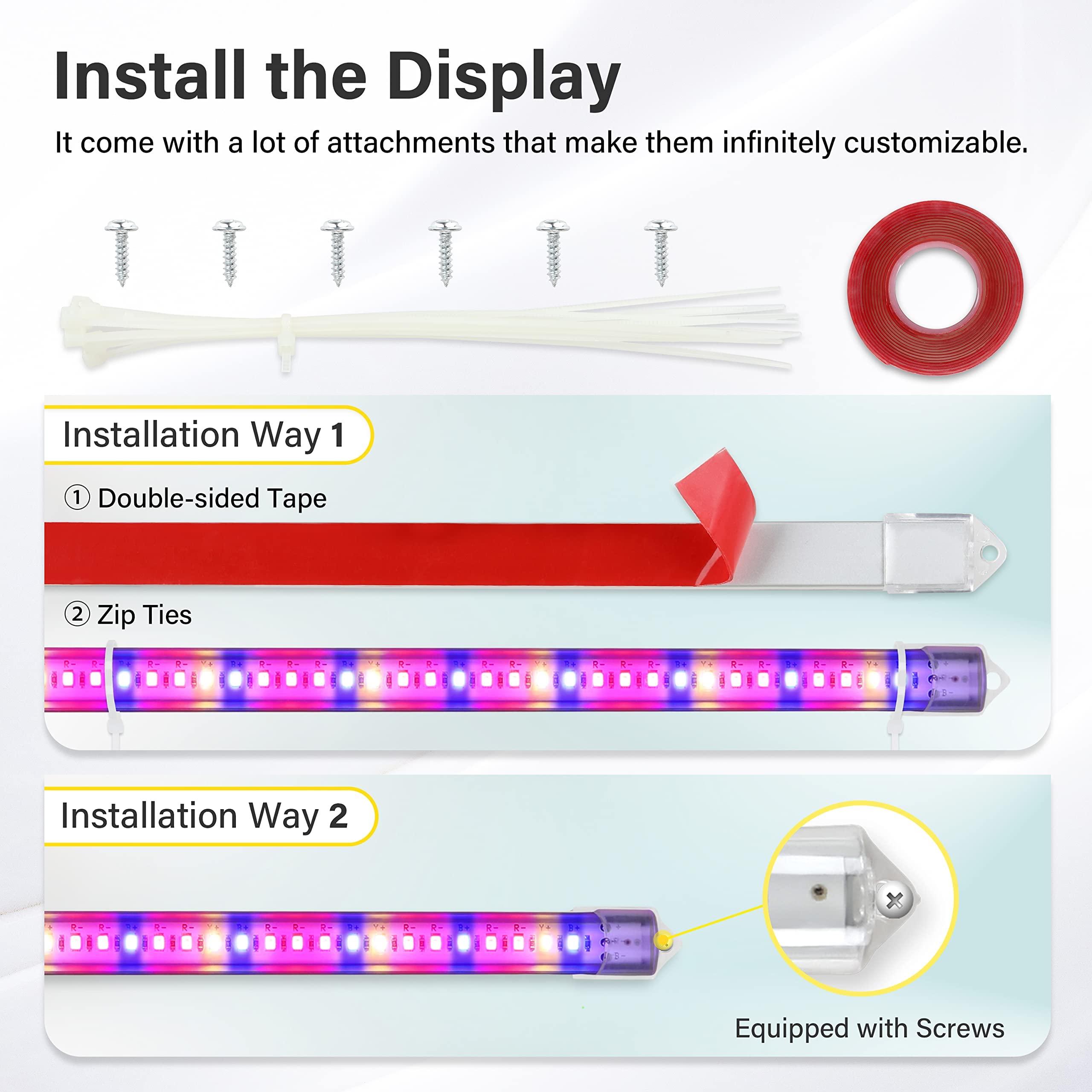 Foto 5 pulgar | Tiras De Luz Plant Grow Ipower 192 Led Para Plantas De Interior - Venta Internacional.