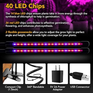 Foto 5 | Luz Led De Cultivo Ipower De Espectro Completo Para Plantas De Interior - Venta Internacional.