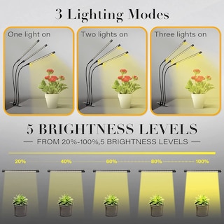Foto 5 | Tiras De Luz Led Para Cultivo Ipower Full Spectrum, 3 Tubos, 1 Paquete - Venta Internacional.