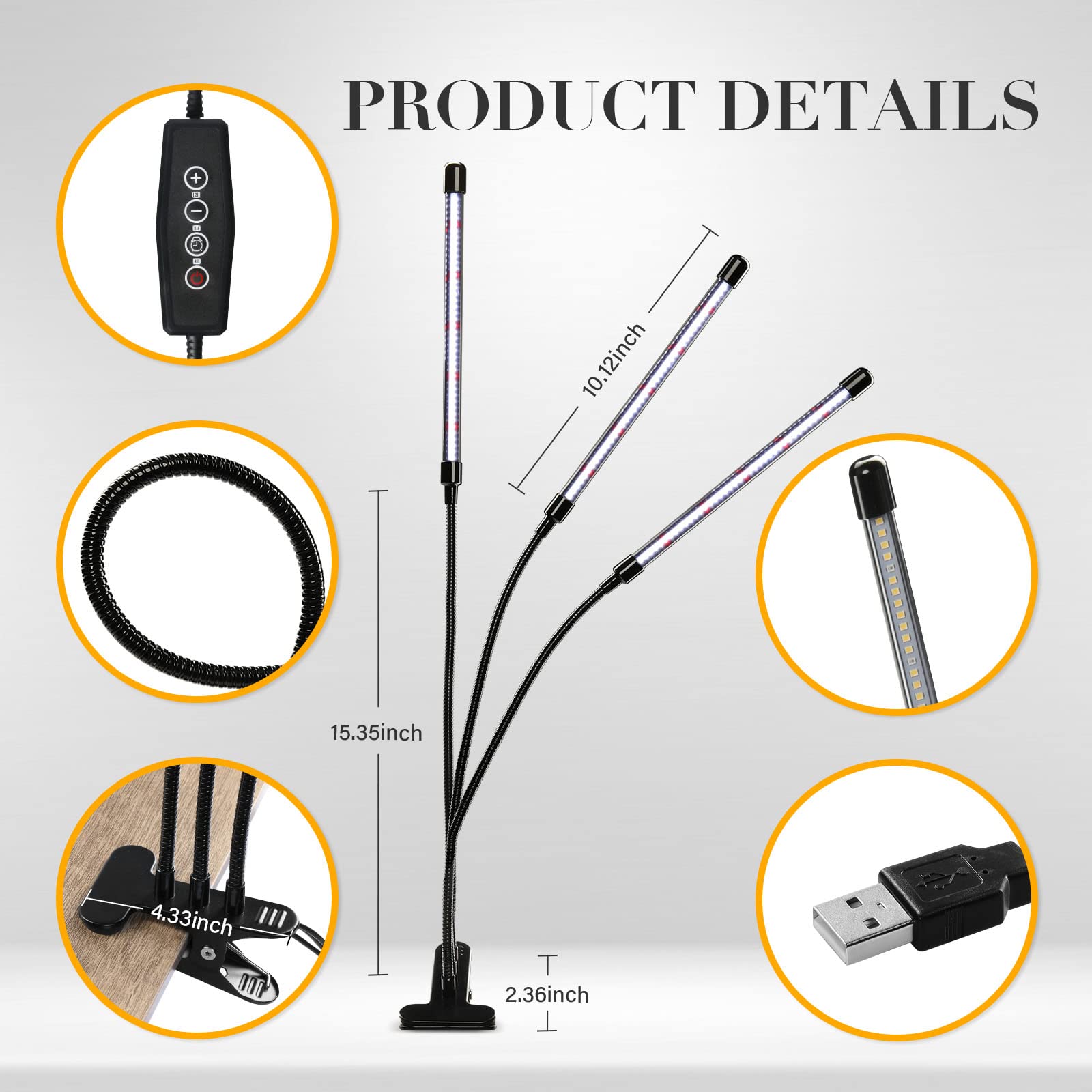 Foto 3 pulgar | Luz Led De Cultivo Ipower De Espectro Completo Para Plantas De Interior - Venta Internacional.