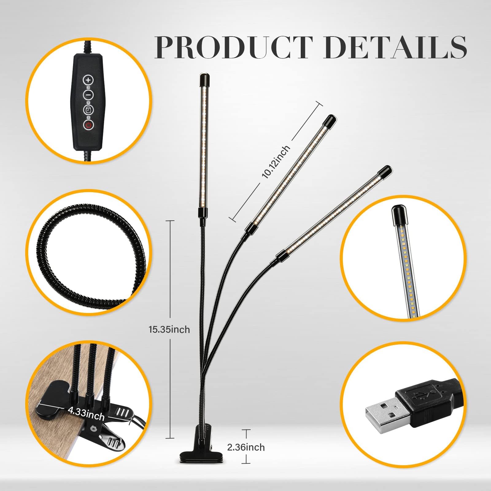 Foto 2 | Luz Led De Cultivo Ipower De Espectro Completo Para Plantas De Interior - Venta Internacional.