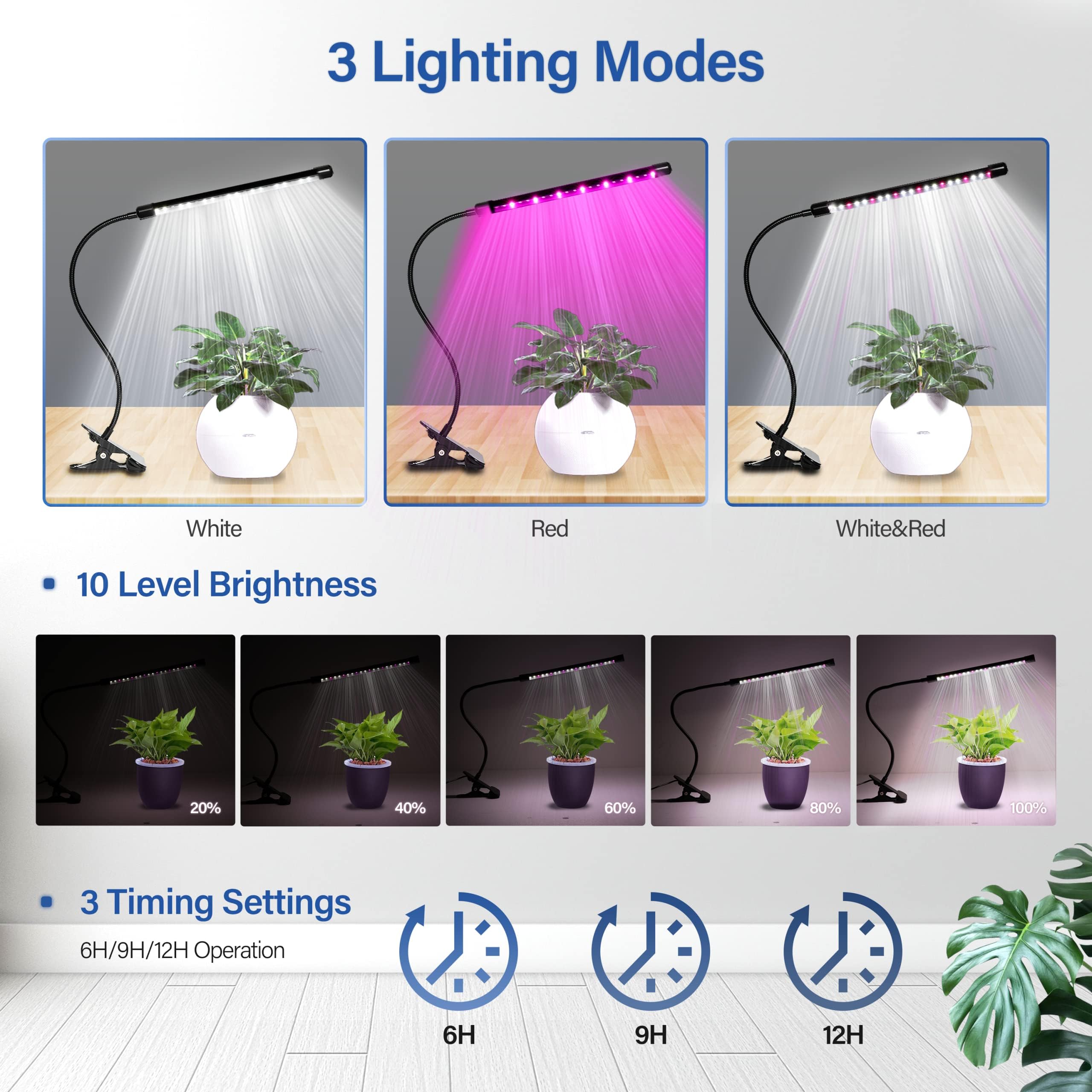 Foto 5 pulgar | Luz Led De Cultivo Ipower De Espectro Completo Para Plantas De Interior - Venta Internacional.