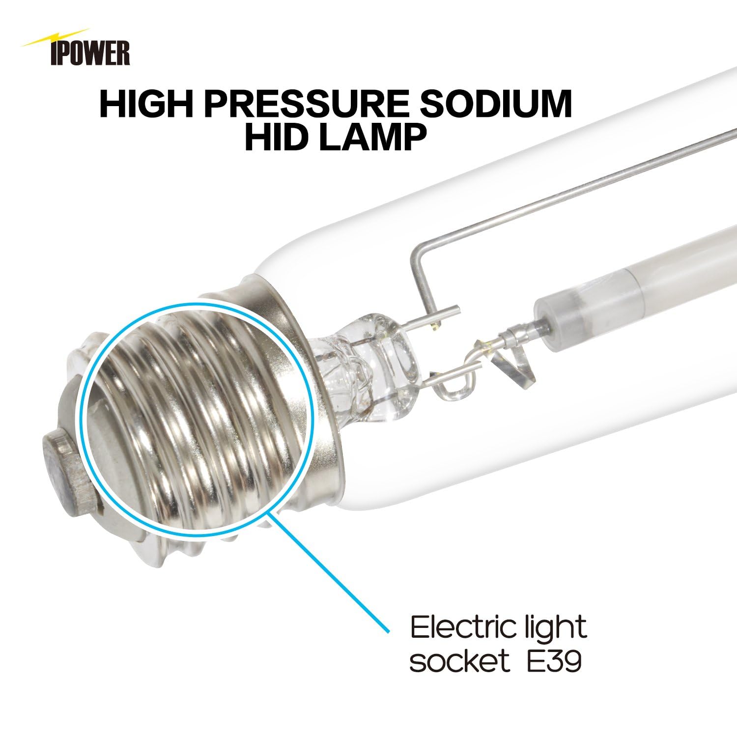 Foto 4 pulgar | Bombilla De Cultivo Ipower, 400 W, Hps, Alto Par, 2100 K, 55000 Lm - Venta Internacional.