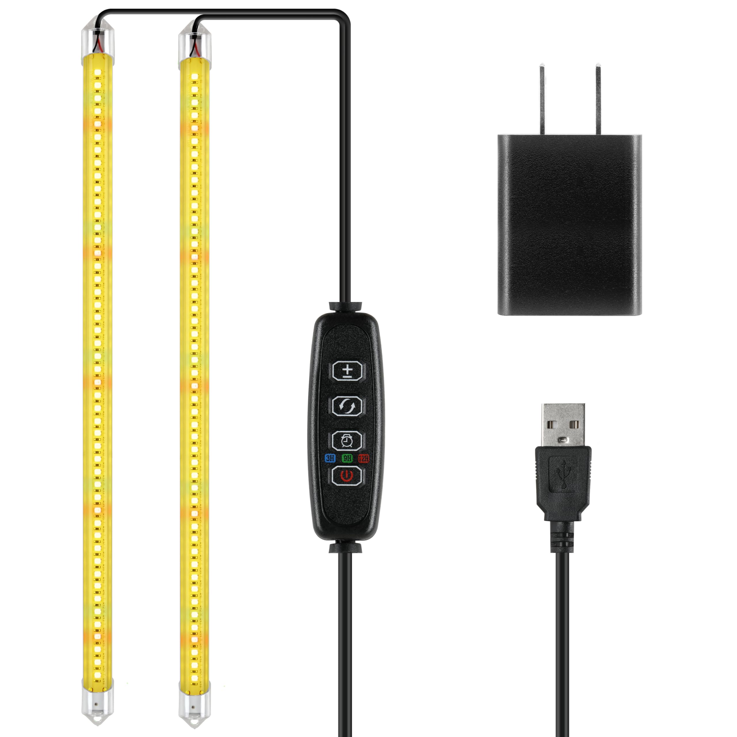 Foto 1 | Tiras De Luz Led Para Cultivo De Plantas Ipower, 20 W, Espectro Completo, 2 Tubos - Venta Internacional.