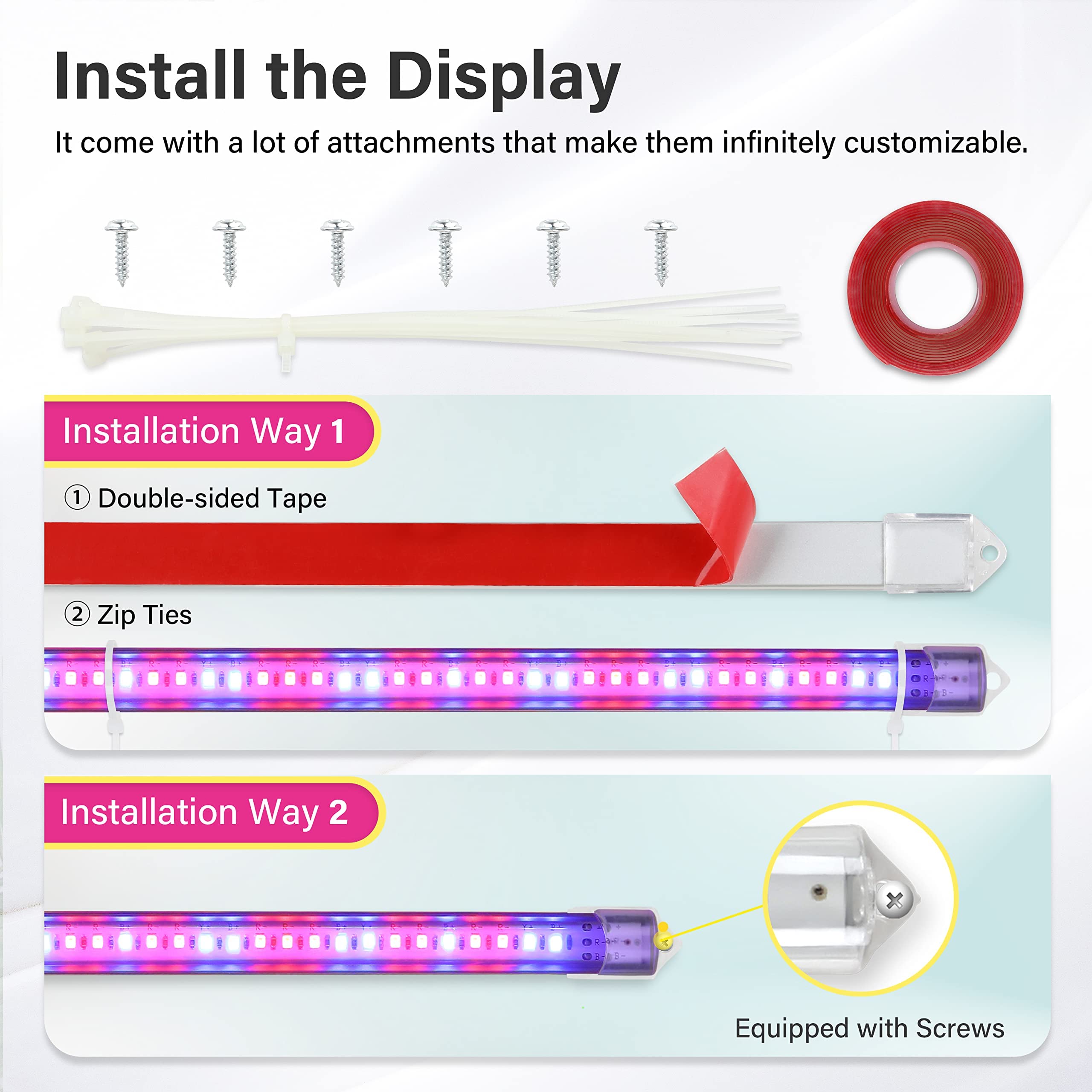 Foto 4 pulgar | Luz Led Para Cultivo De Plantas Ipower, 20 W, Espectro Completo, 4 Tubos* 2 - Venta Internacional.