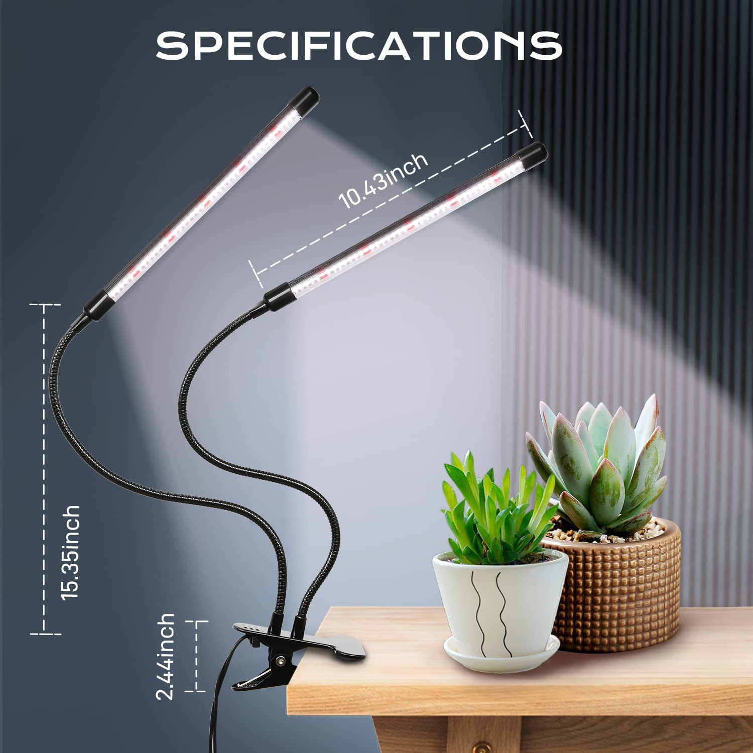 Foto 3 pulgar | Luz Led De Cultivo Ipower 6000 K De Espectro Completo Para Plantas De Interior - Venta Internacional.