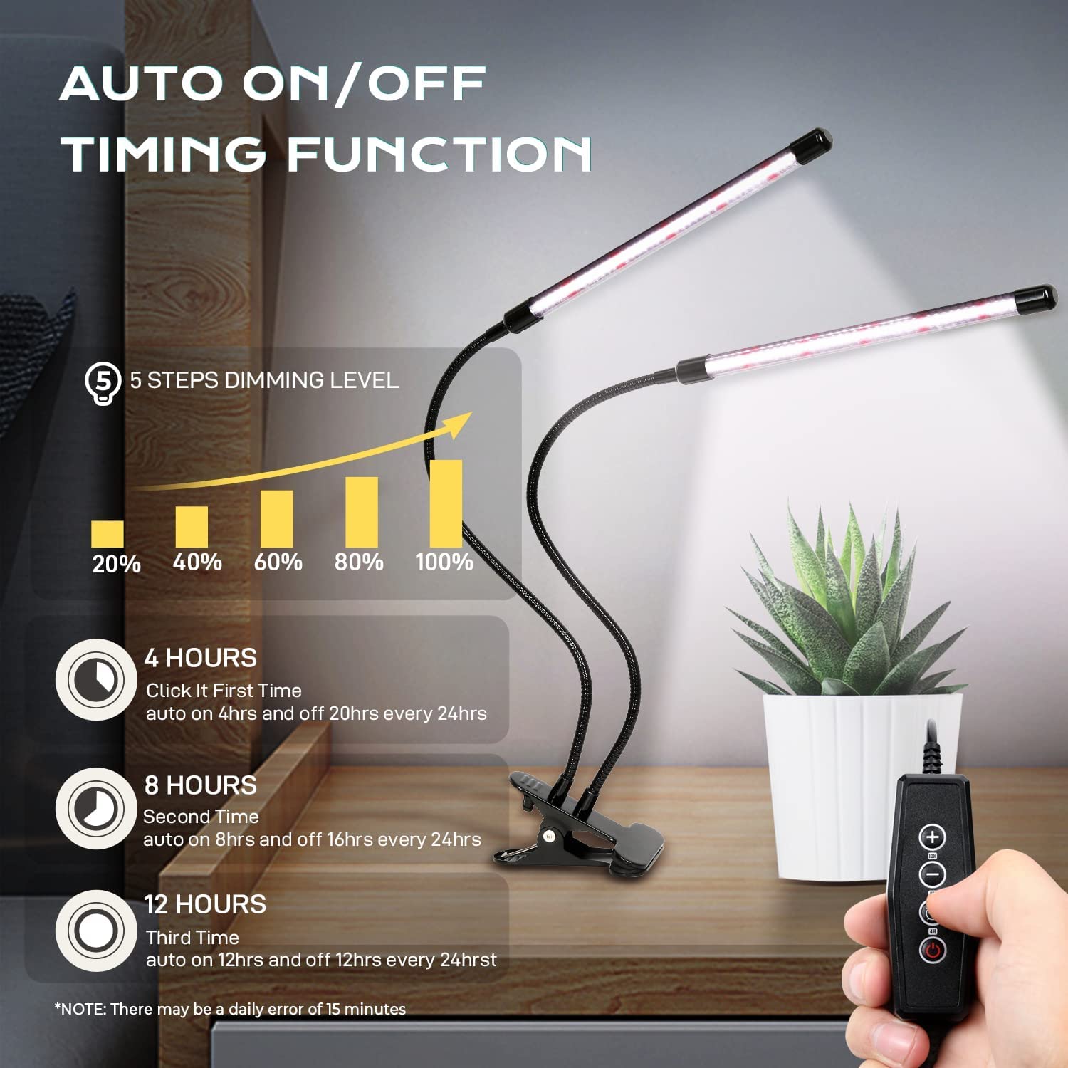 Foto 4 pulgar | Luz Led De Cultivo Ipower 6000 K De Espectro Completo Para Plantas De Interior - Venta Internacional.