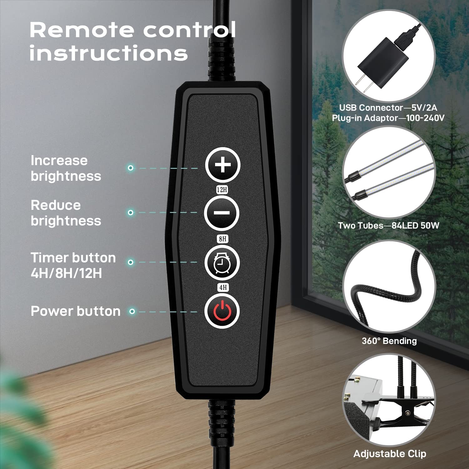 Foto 7 pulgar | Luz Led De Cultivo Ipower 6000 K De Espectro Completo Para Plantas De Interior - Venta Internacional.