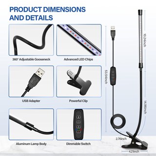 Foto 2 | Luces Led De Cultivo Ipower De Espectro Completo, 3 Modos De Temporización, 1 Tubo - Venta Internacional.