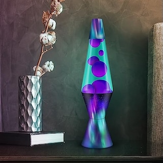 Foto 5 | Lámpara Lava Original Aurora Borealis Purple 14.5 Con Base - Venta Internacional.