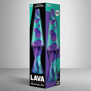 Foto 6 | Lámpara Lava Original Aurora Borealis Purple 14.5 Con Base - Venta Internacional.