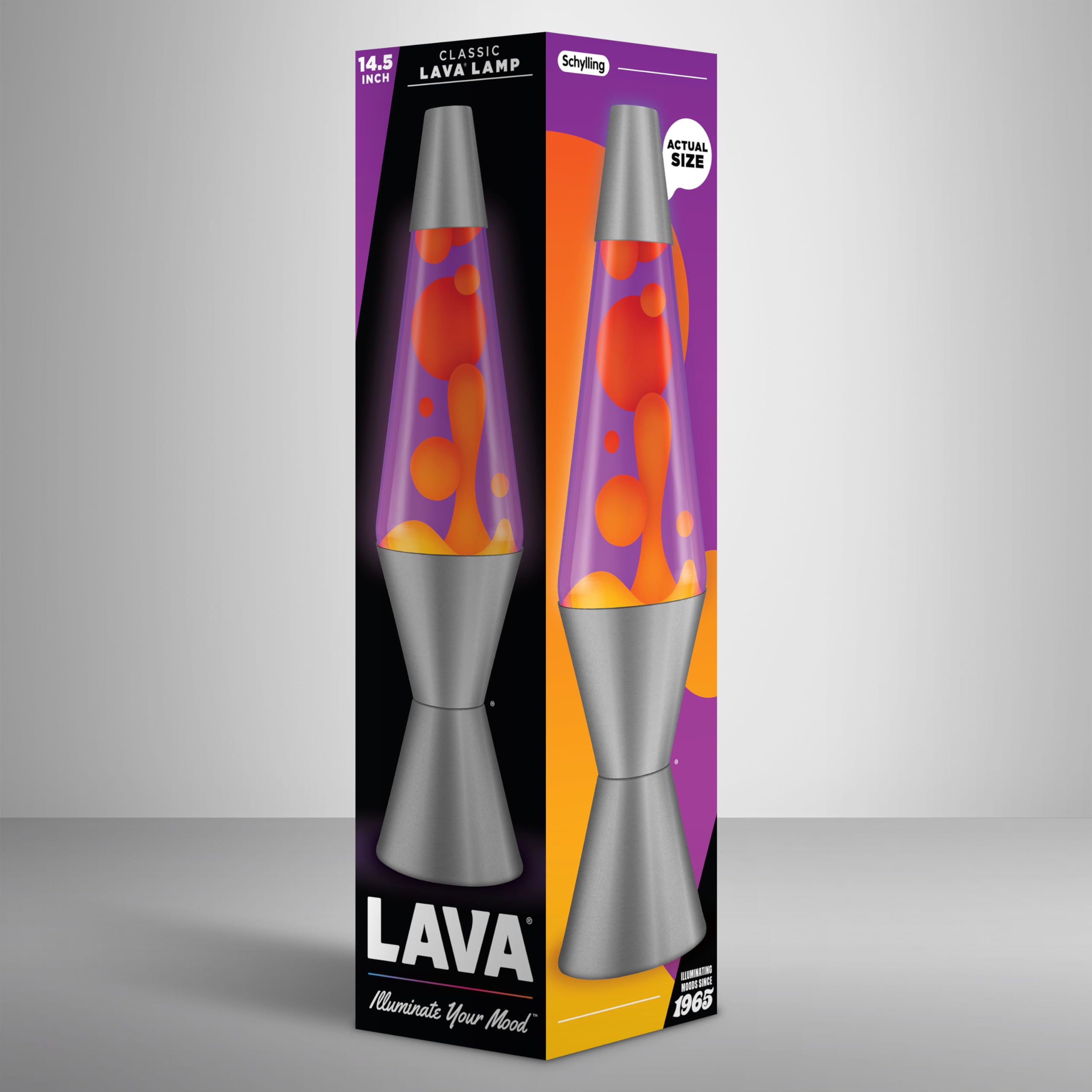 Foto 6 | Lava Lamp Lava  14.5 Purple Sunset Motion Light Púrpura - Venta Internacional.
