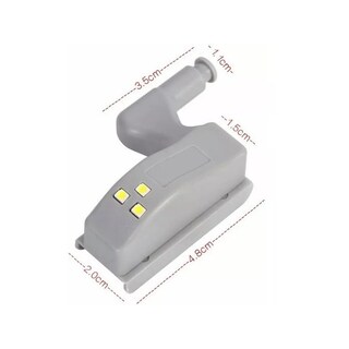 Foto 3 | Lámpara Luz BELUG Sensor de Iluminación LED Gabinete 10 PZAS Bisagra