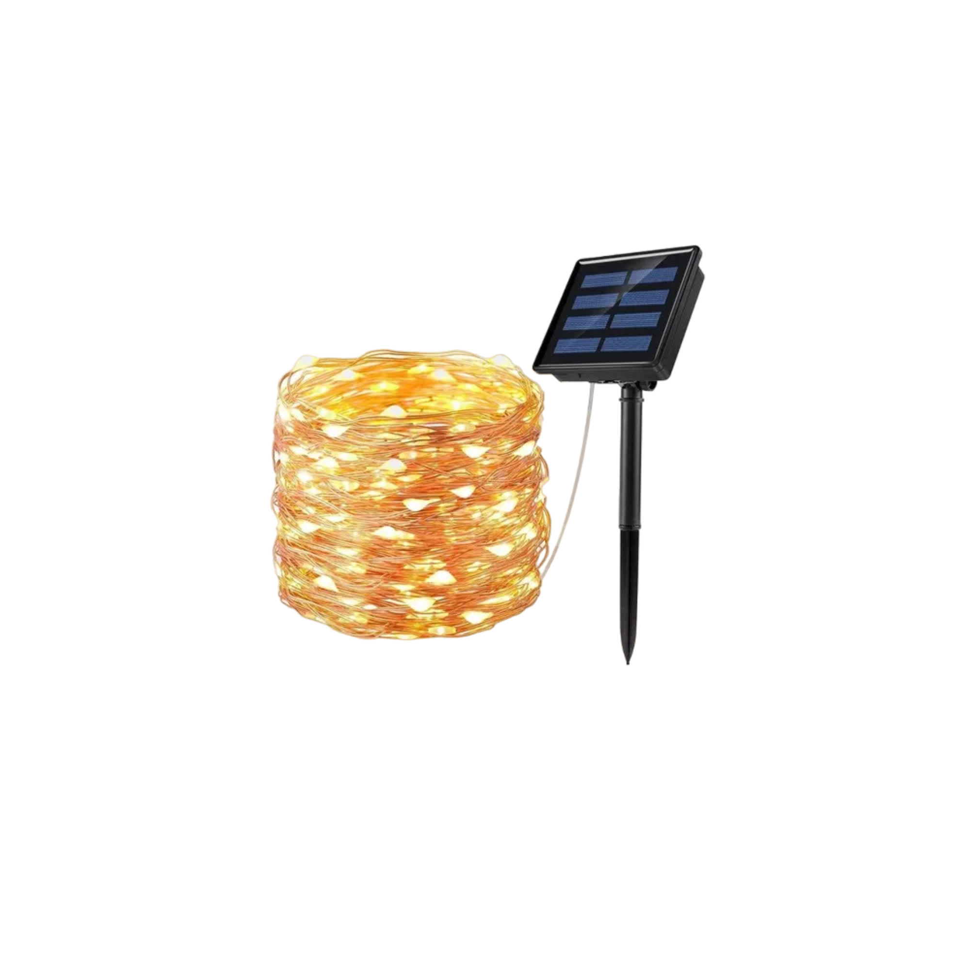 Foto 1 | Led Solar Cadena Luces Exterior 20 M BELUG Blanco Cálido