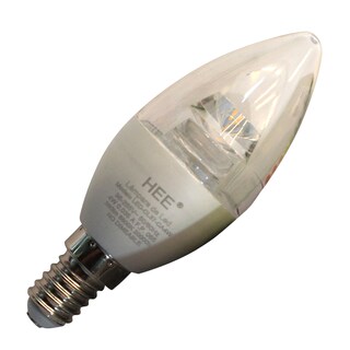 Foto 4 | Foco Led Tipo Vela Hee C37-4W Luz Cálida 4w E14 2 Piezas